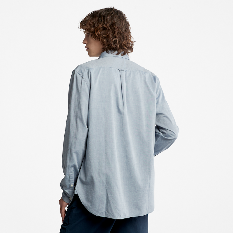 Long Sleeve Elevated Regular Fit Oxford Shirt for Men