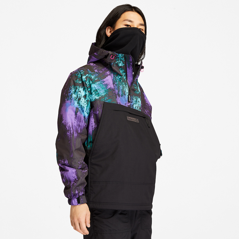 TIMBERLAND NORTHERN LIGHTS SKY PRINTED JACKET FOR MEN IN BLACK