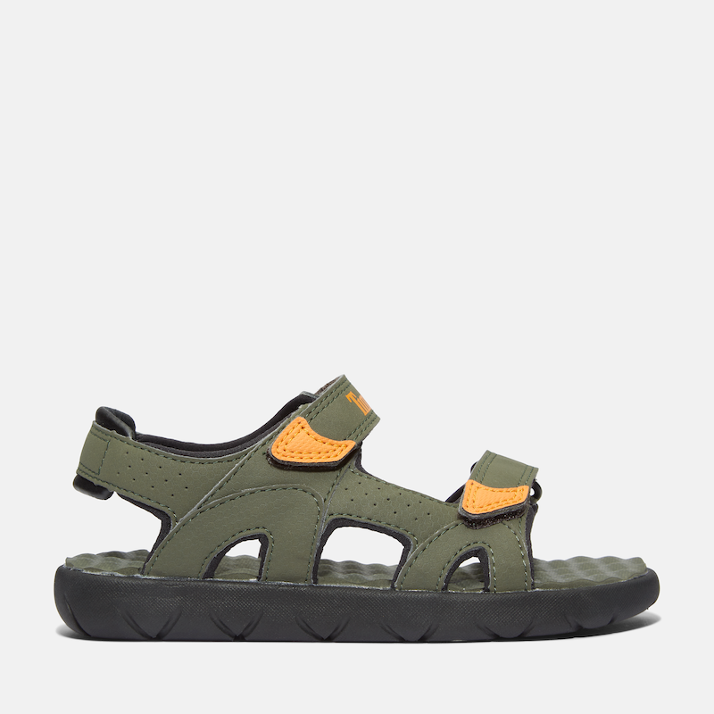 TIMBERLAND PERKINS ROW 2-STRAP SANDAL FOR YOUTH IN GREEN