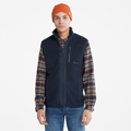 TIMBERLAND SHERPA FLEECE VEST FOR MEN IN NAVY