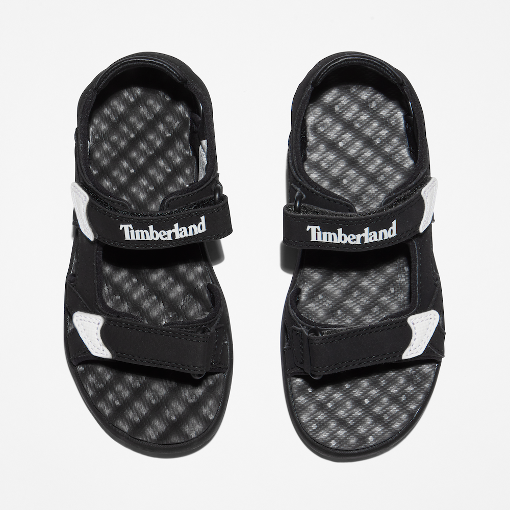 TIMBERLAND PERKINS ROW 2-STRAP SANDAL FOR JUNIOR IN BLACK