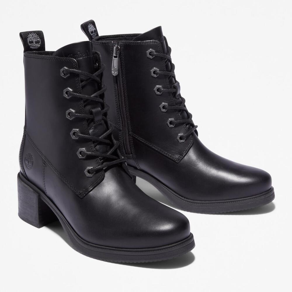 Dalston Vibe Mid Lace Up With Zip Boot For Women