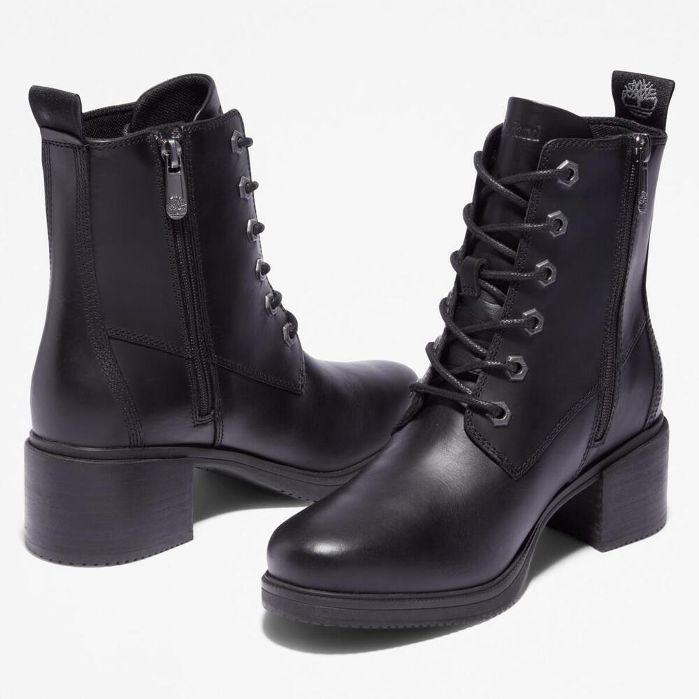 Dalston Vibe Mid Lace Up With Zip Boot For Women