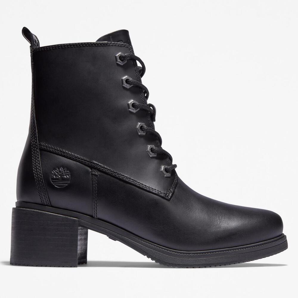 Dalston Vibe Mid Lace Up With Zip Boot For Women