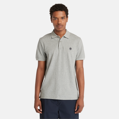 Millers River Pique Polo Shirt For Men In Grey – Timberland South
