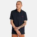 TIMBERLAND MILLERS RIVER PIQUE POLO SHIRT FOR MEN IN NAVY