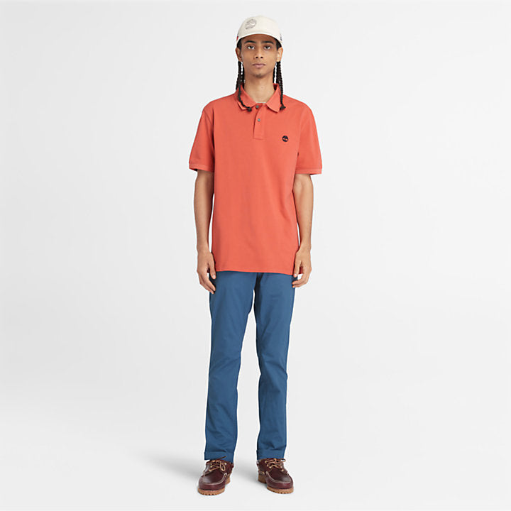 Timberland Millers River Pique© Polo Shirt for Men In Sienna