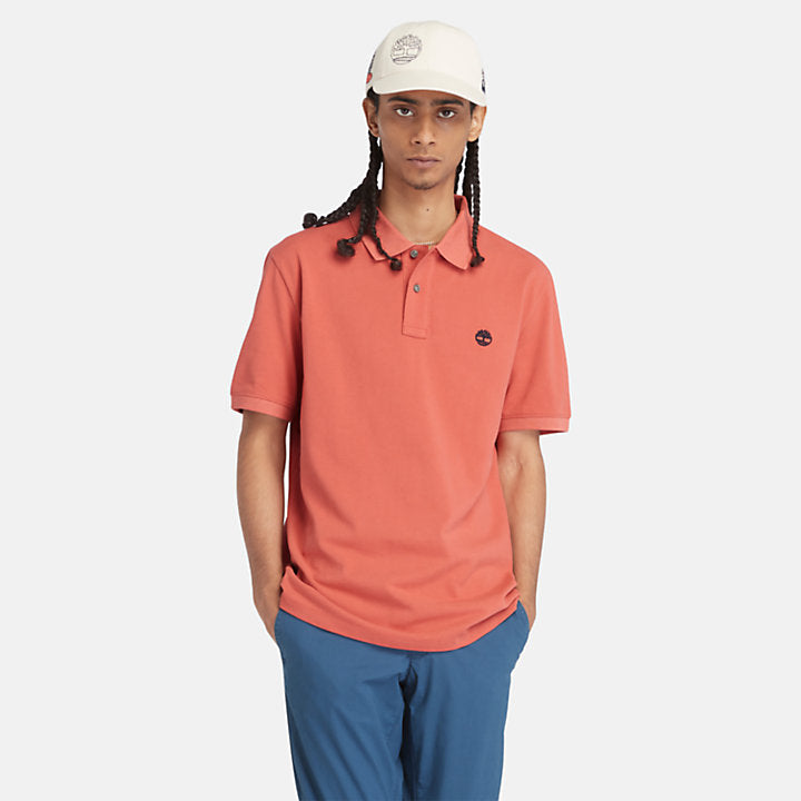 Timberland Millers River Pique© Polo Shirt for Men In Sienna