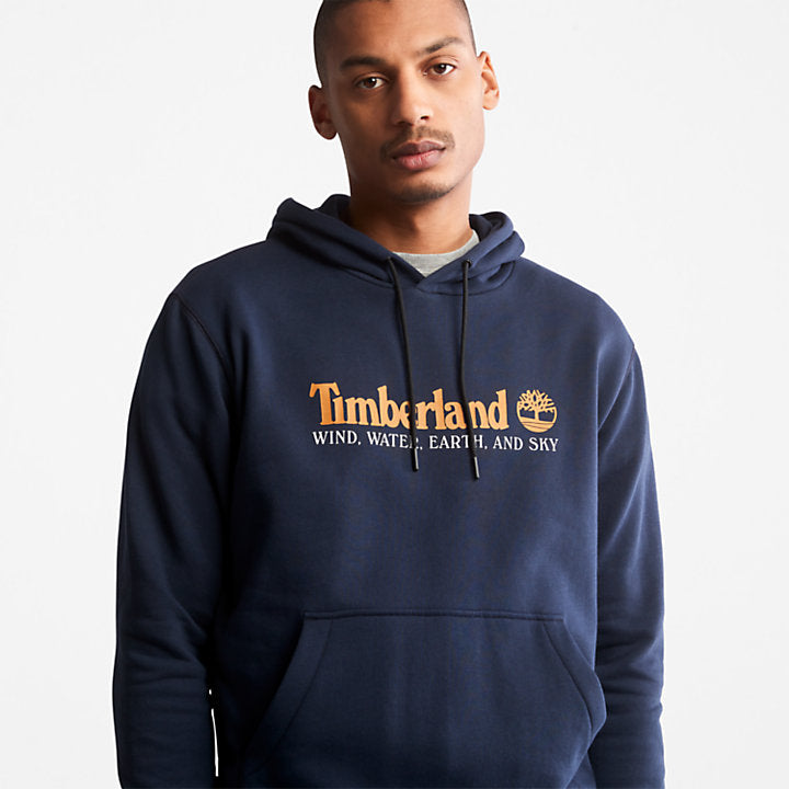 TIMBERLAND WIND, WATER, EARTH, AND SKY HOODIE FOR MEN IN NAVY