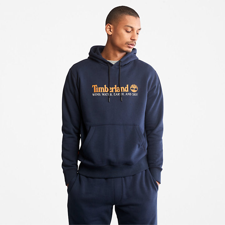 TIMBERLAND WIND, WATER, EARTH, AND SKY HOODIE FOR MEN IN NAVY