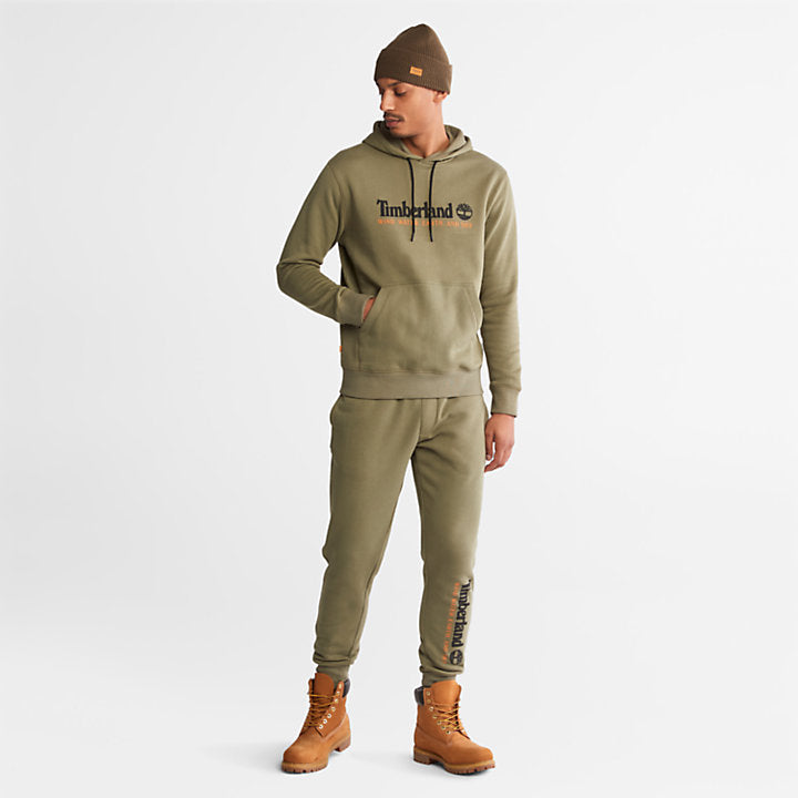 TIMBERLAND WIND, WATER, EARTH, AND SKY HOODIE FOR MEN IN GREEN