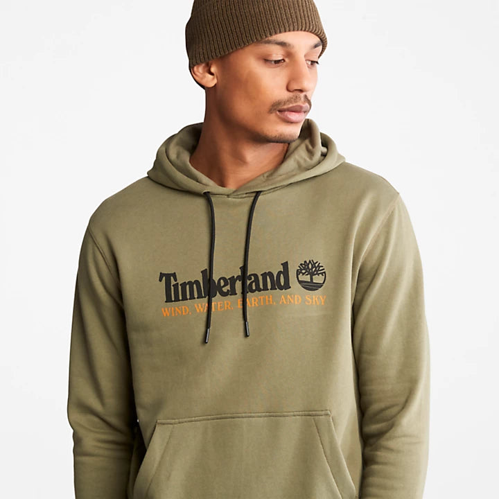TIMBERLAND WIND, WATER, EARTH, AND SKY HOODIE FOR MEN IN GREEN