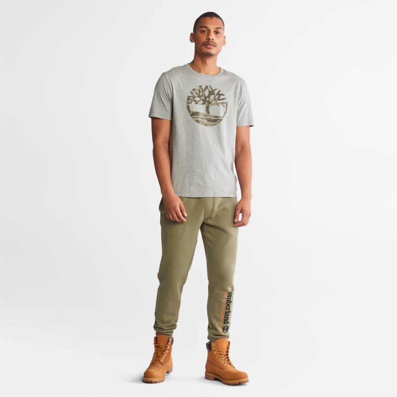 TIMBERLAND TIMBERLAND WIND, WATER, EARTH, AND SKY SWEATPANTS FOR MEN IN GREEN