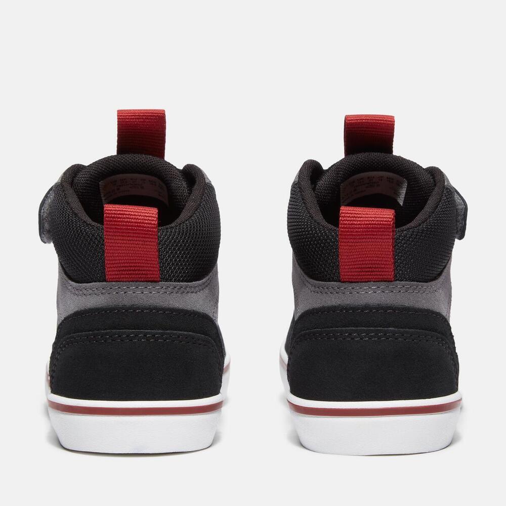 Stone Jump Mid Hook & Loop Sneaker For Junior