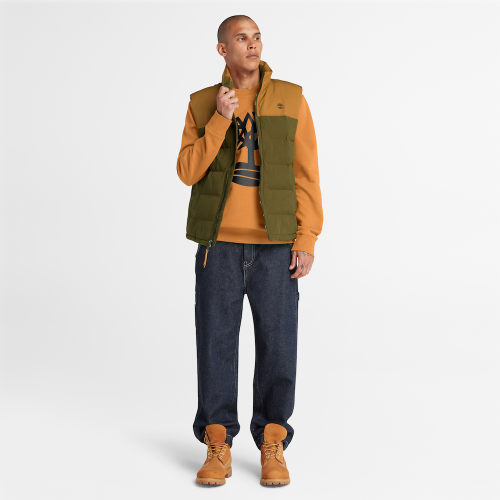 TIMBERLAND TREE LOGO SWEATSHIRT FOR MEN IN WHEAT