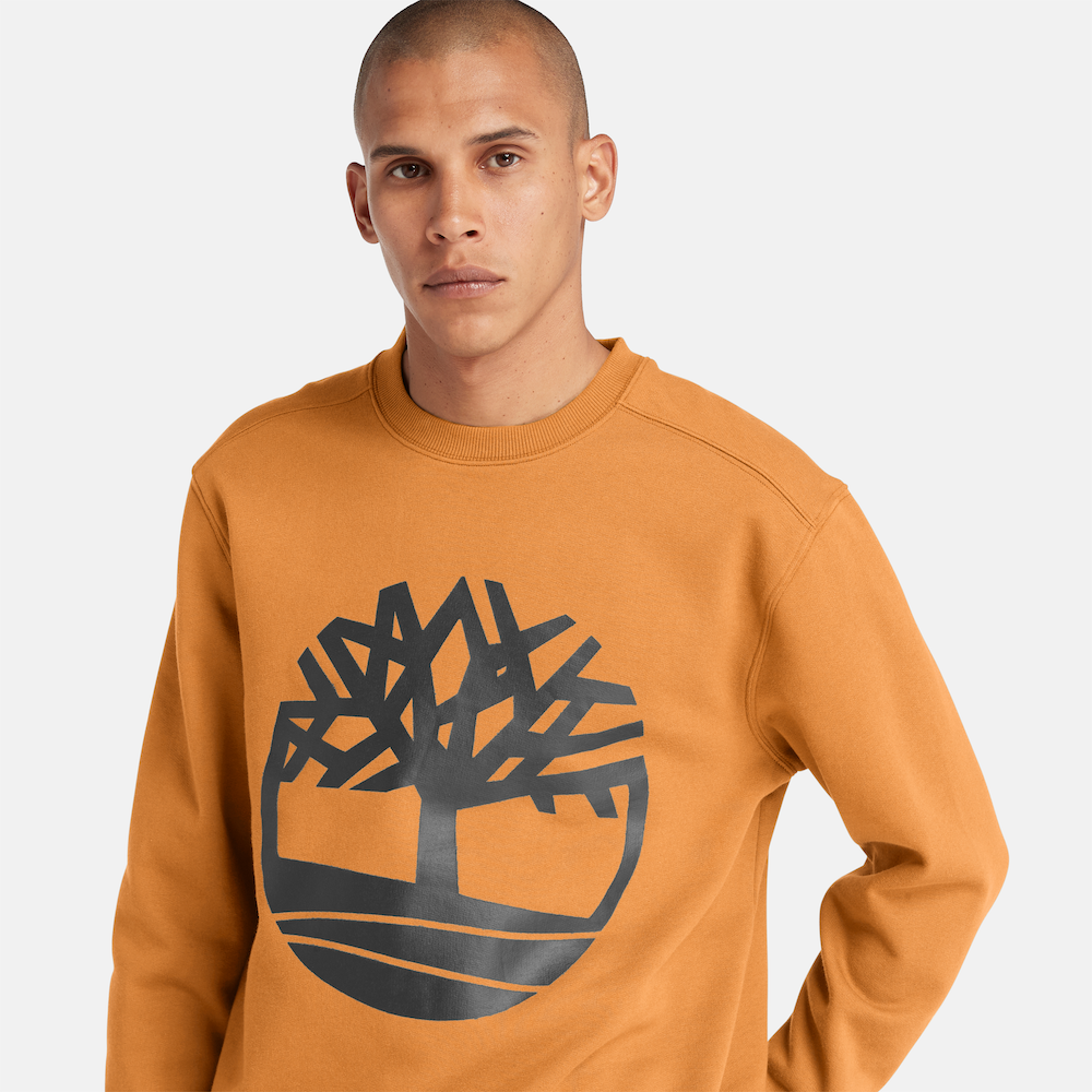 TIMBERLAND TREE LOGO SWEATSHIRT FOR MEN IN WHEAT