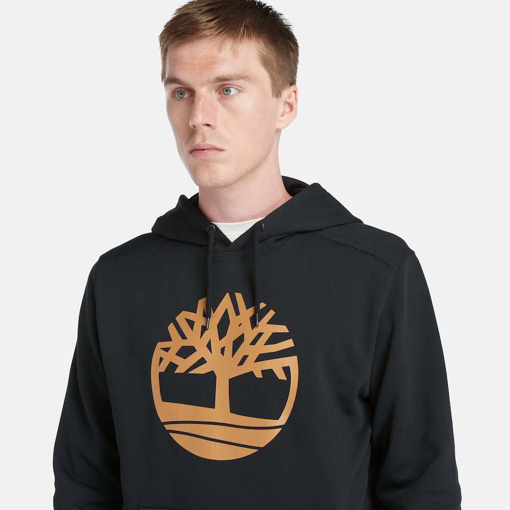 TIMBERLAND TIMBERLAND TREE LOGO HOODIE FOR MEN IN BLACK