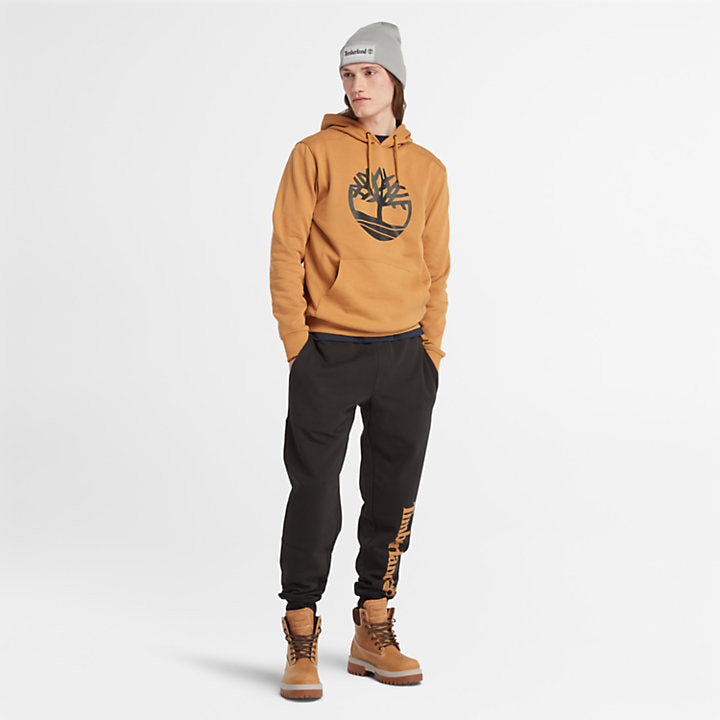 TIMBERLAND® TREE LOGO HOODIE FOR MEN IN WHEAT