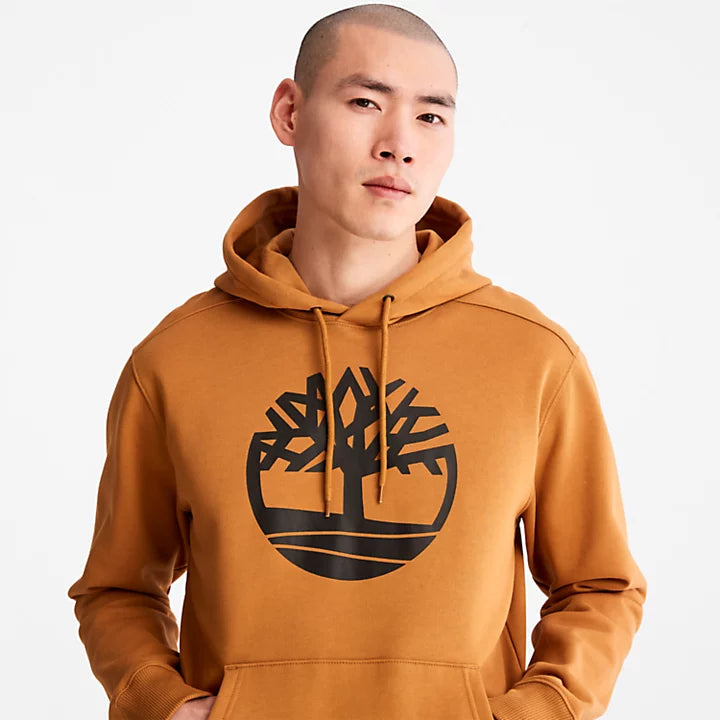 TIMBERLAND TREE LOGO HOODIE FOR MEN IN WHEAT