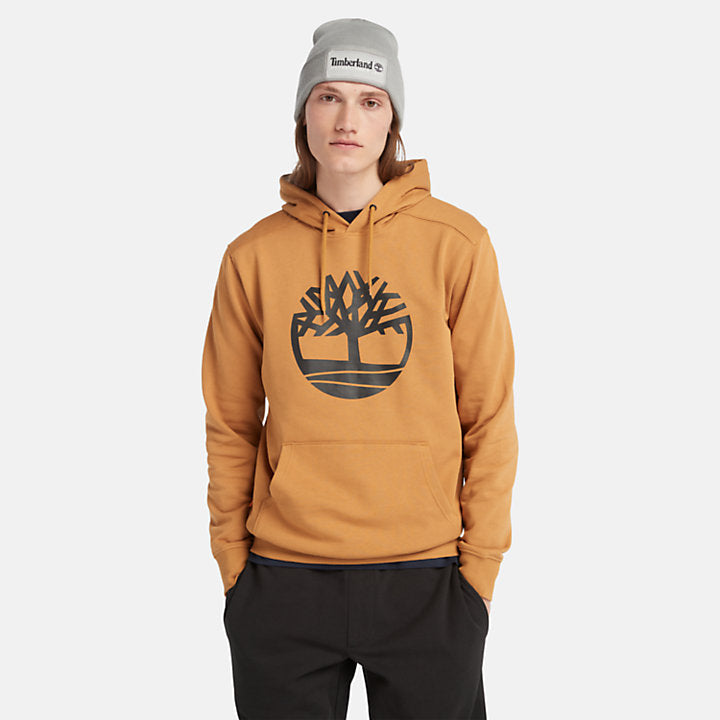 TIMBERLAND® TREE LOGO HOODIE FOR MEN IN WHEAT