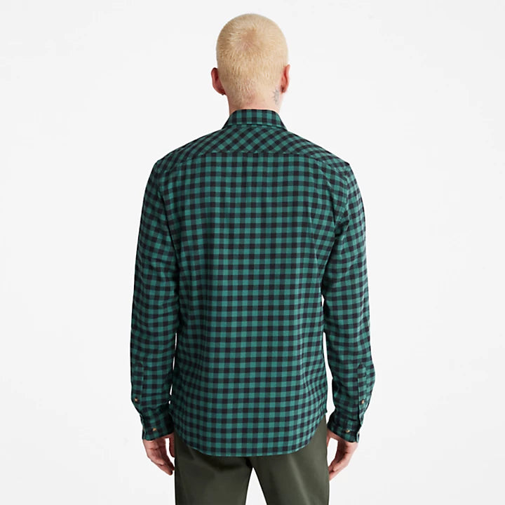 TIMBERLAND BACK RIVER SLIM CHECK SHIRT FOR MEN IN GREEN