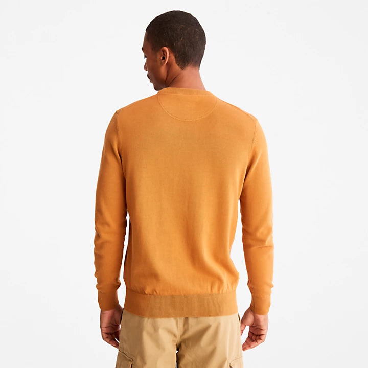 TIMBERLAND WILLIAMS RIVER CREWNECK SWEATSHIRT FOR MEN IN WHEAT