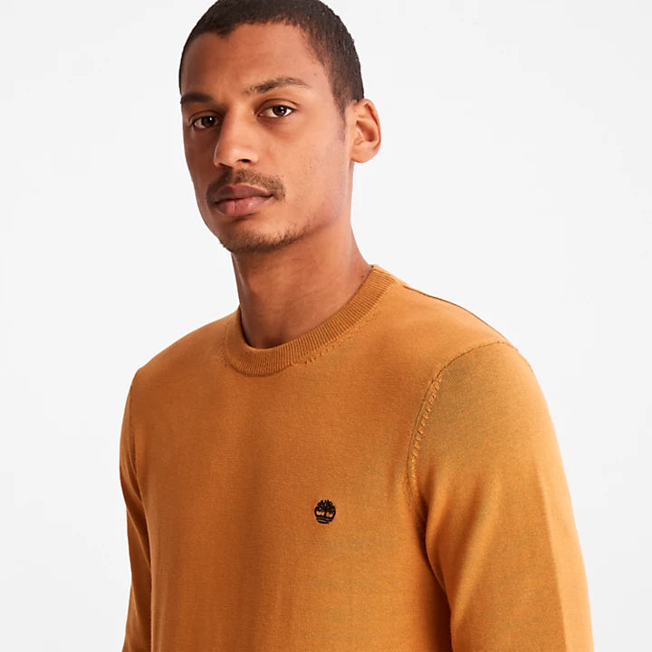 TIMBERLAND WILLIAMS RIVER CREWNECK SWEATSHIRT FOR MEN IN WHEAT