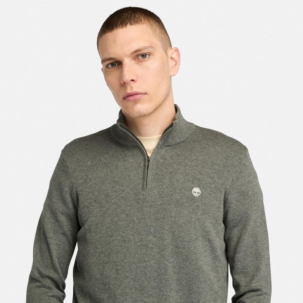 Williams River 1/4 Zip Sweater For Men