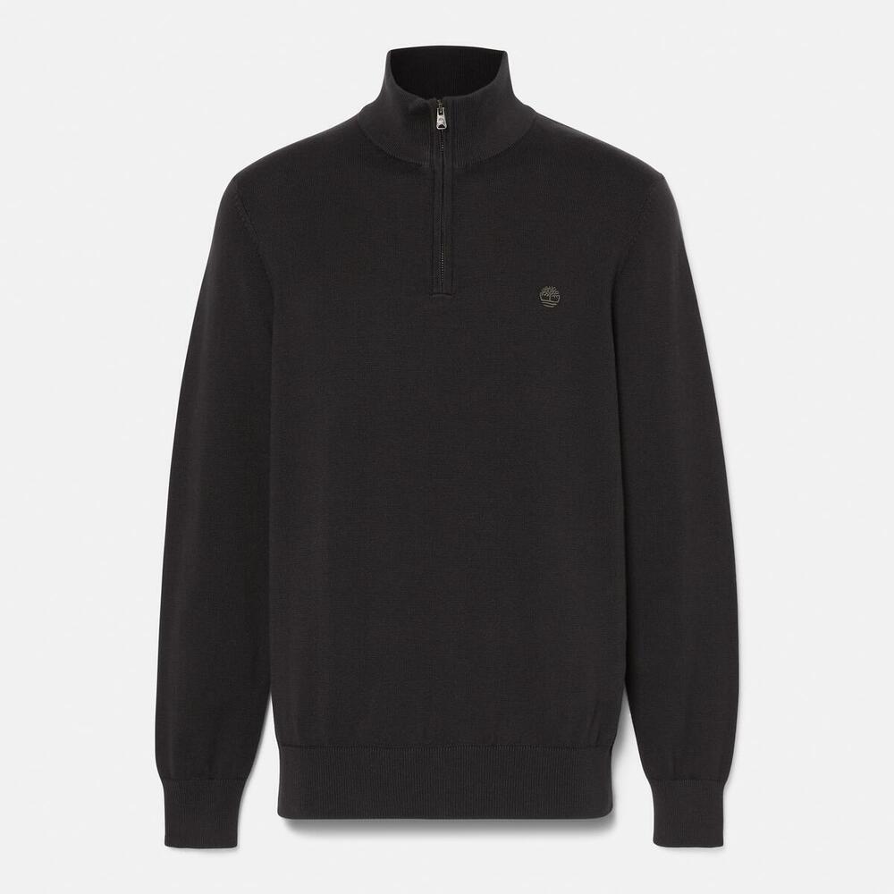 wm Clothing - Ultimate365 Dwr Textured Quarter Zip Pullover - Blue