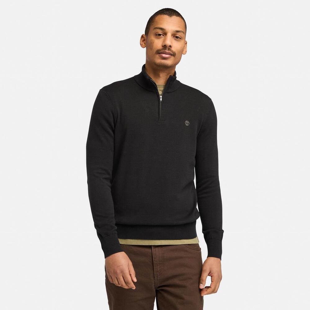Williams River 1/4 Zip Sweater For Men