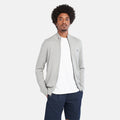 TIMBERLAND WILLIAMS RIVER FULL ZIP COTTON JUMPER FOR MEN IN GREY