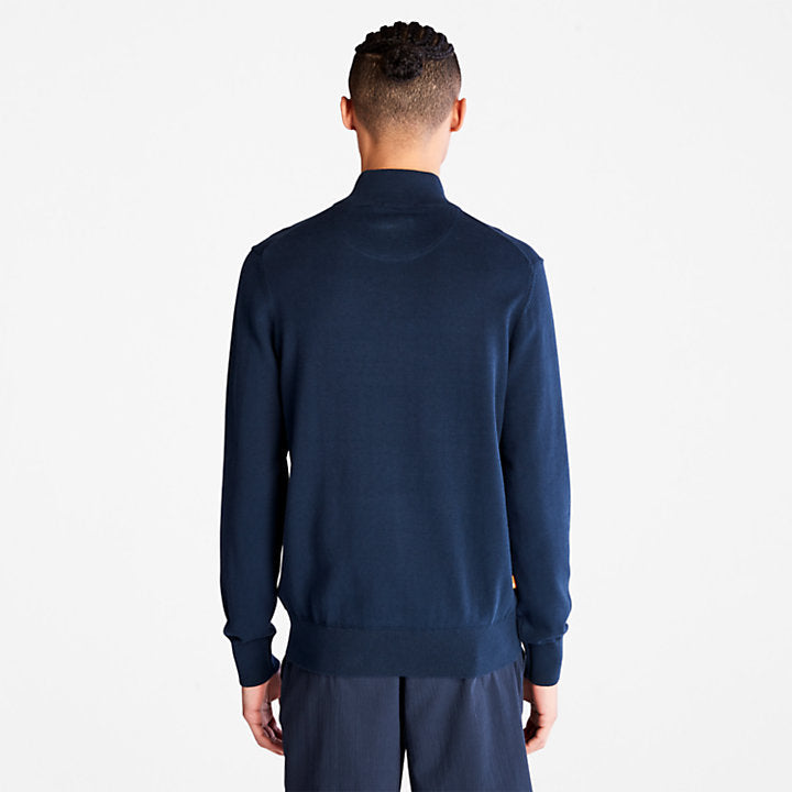 TIMBERLAND WILLIAMS RIVER FULL-ZIP SWEATER FOR MEN IN NAVY