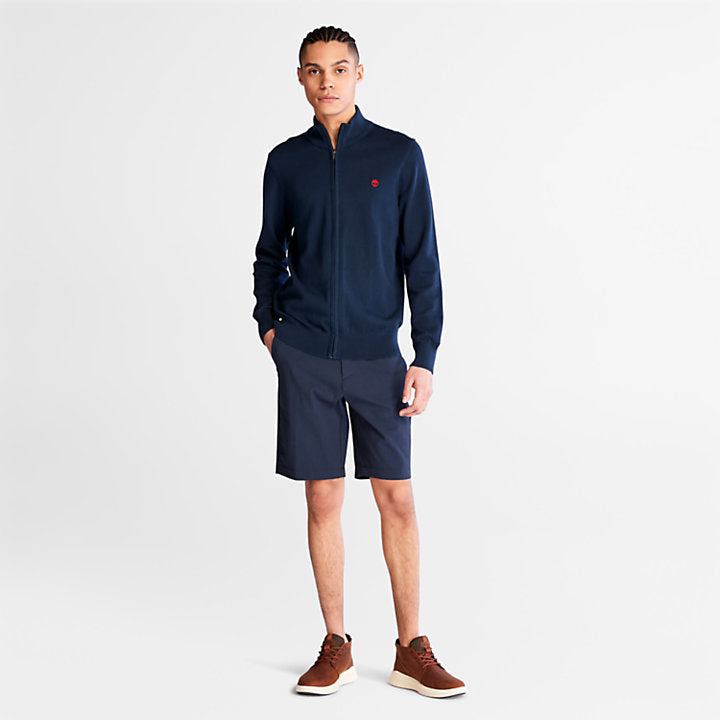 TIMBERLAND WILLIAMS RIVER FULL-ZIP SWEATER FOR MEN IN NAVY