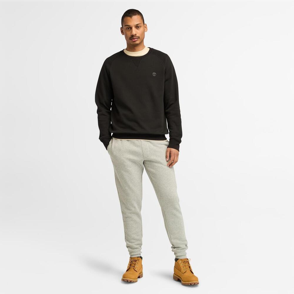 Exeter River Brushed Back Crew Sweatshirt For Men