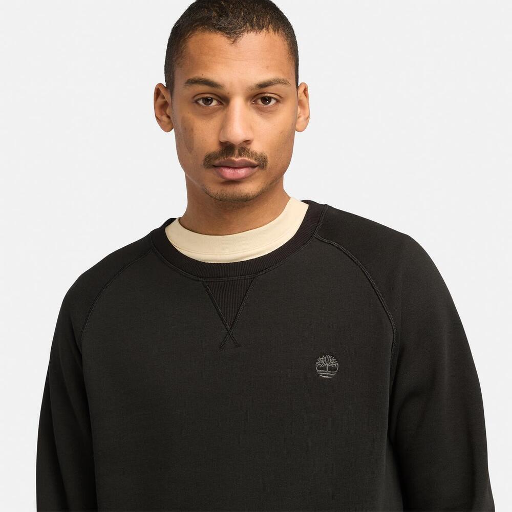Exeter River Brushed Back Crew Sweatshirt For Men