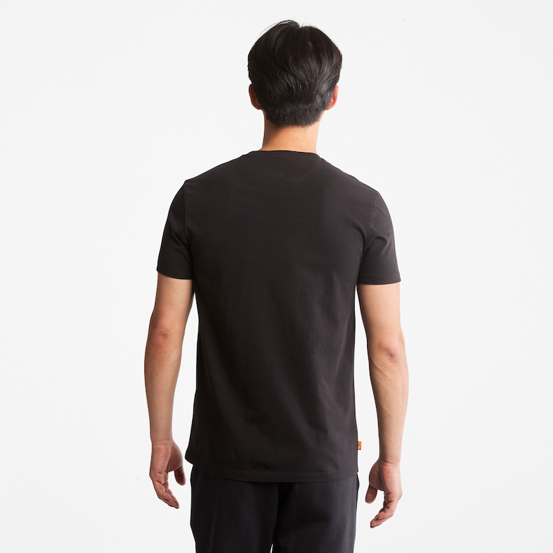 TIMBERLAND DUNSTAN RIVER SLIM FIT T-SHIRT FOR MEN IN BLACK