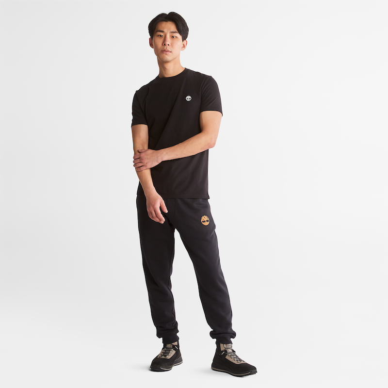 TIMBERLAND DUNSTAN RIVER SLIM FIT T-SHIRT FOR MEN IN BLACK