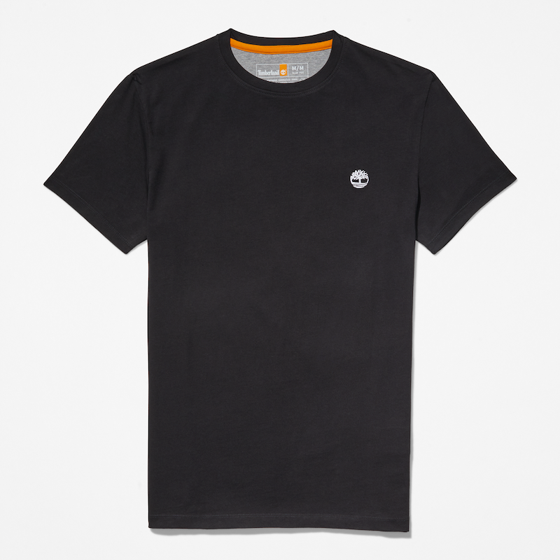 TIMBERLAND DUNSTAN RIVER SLIM FIT T-SHIRT FOR MEN IN BLACK