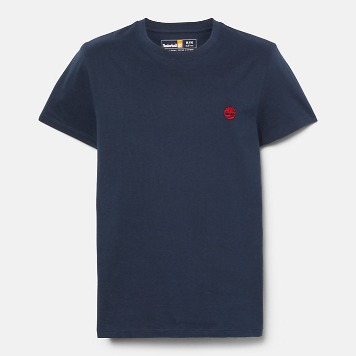 TIMBERLAND DUNSTAN RIVER SLIM- FIT  CREW NECK T-SHIRT FOR MEN IN NAVY