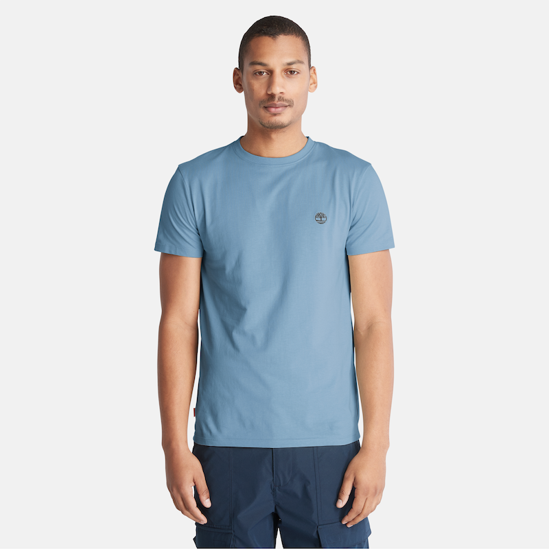 Dunstan River Slim Fit Crew Neck T-Shirt For Men