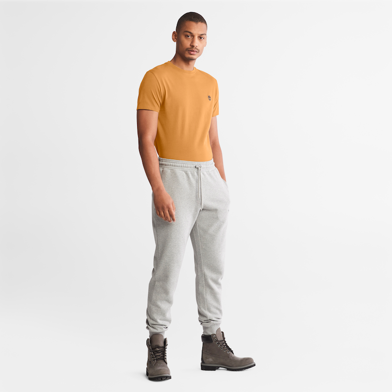 TIMBERLAND DUNSTAN RIVER SLIM- FIT  CREW NECK T-SHIRT FOR MEN IN WHEAT