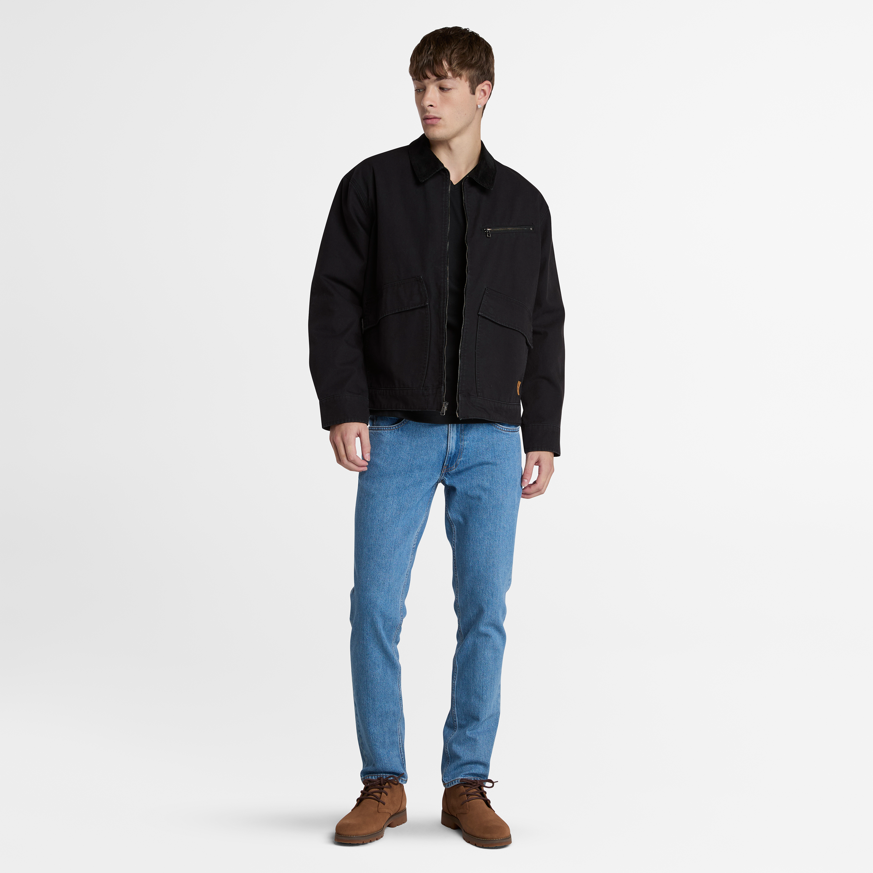 Dunstan River V Neck Short Sleeve T-Shirt for Men