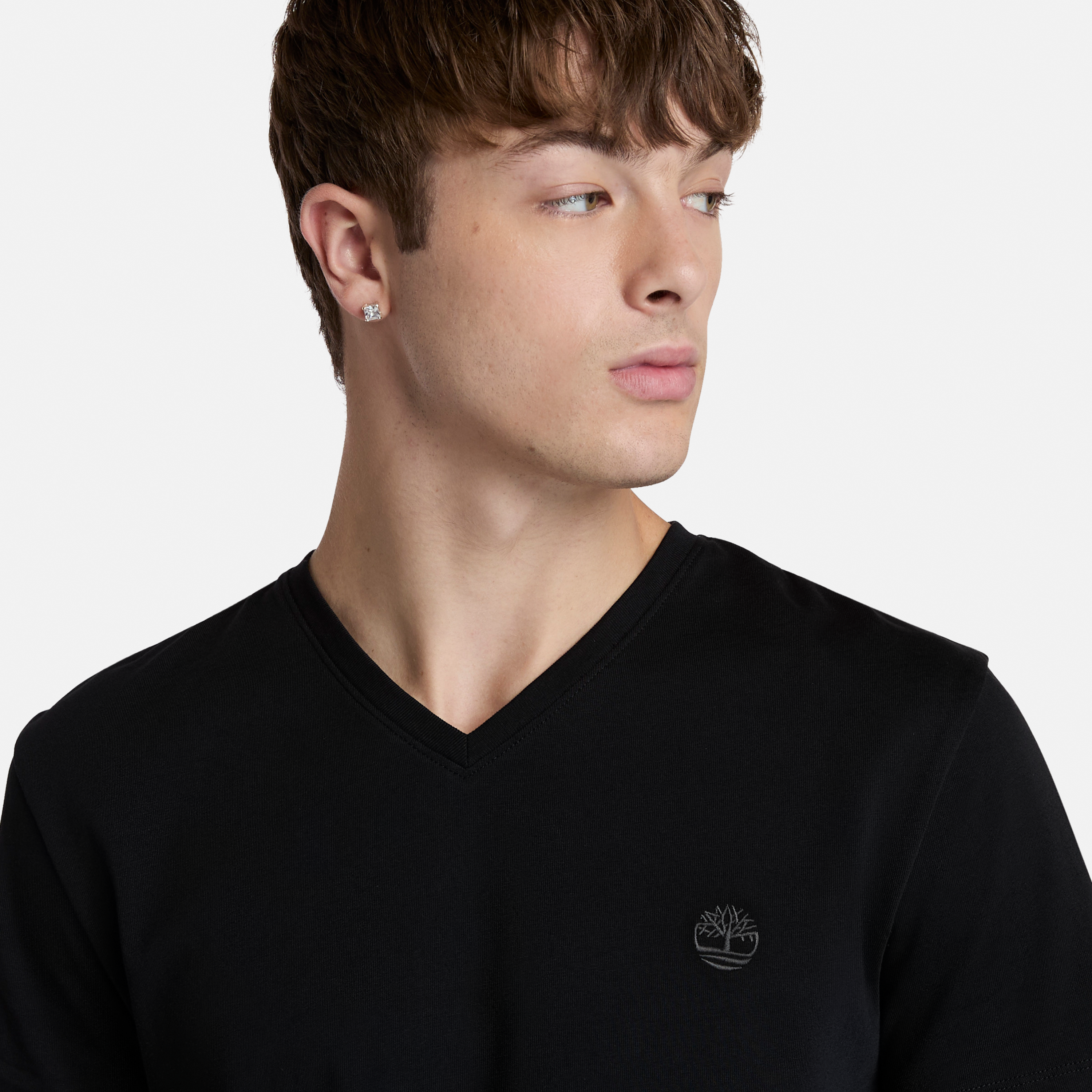 Dunstan River V Neck Short Sleeve T-Shirt for Men