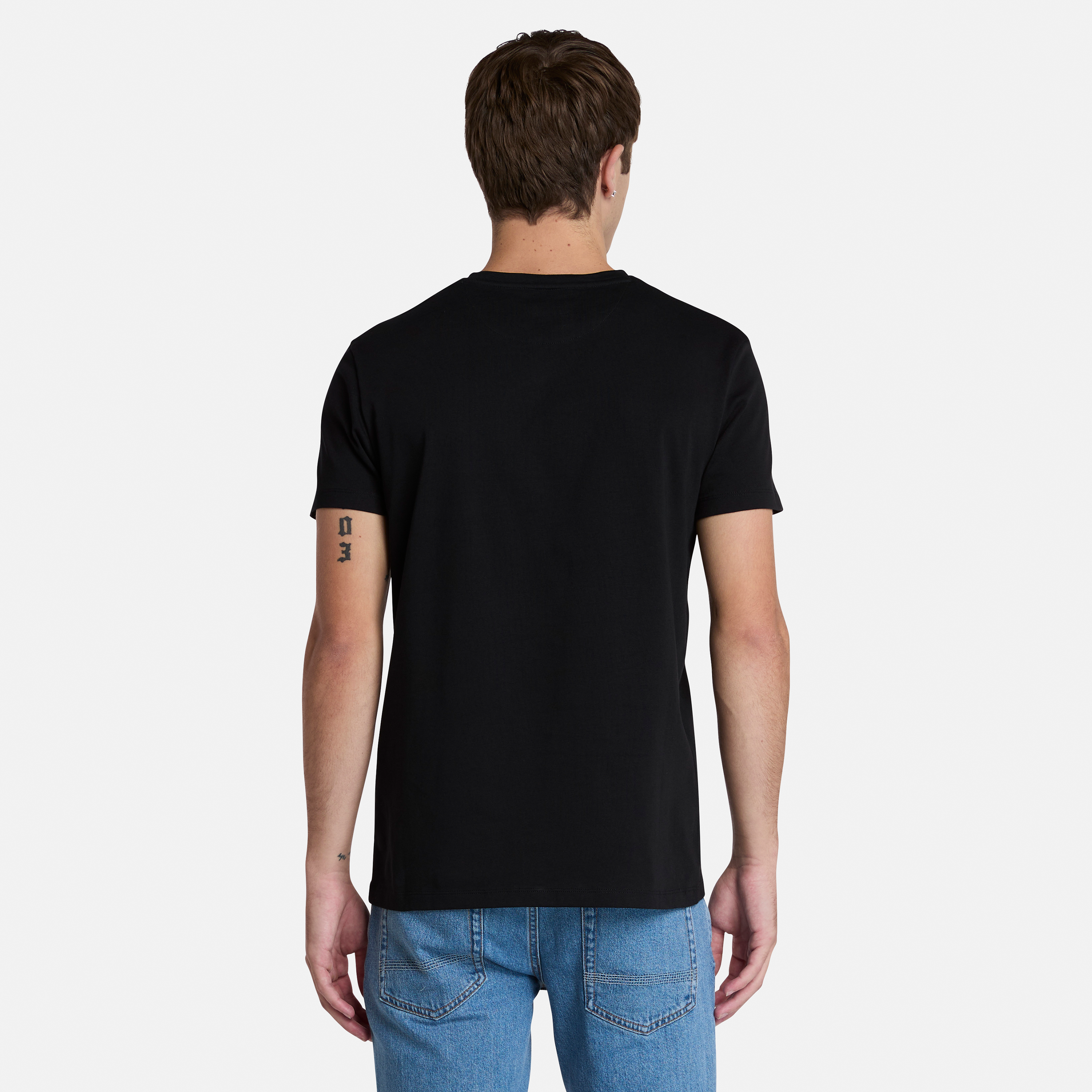Dunstan River V Neck Short Sleeve T-Shirt for Men