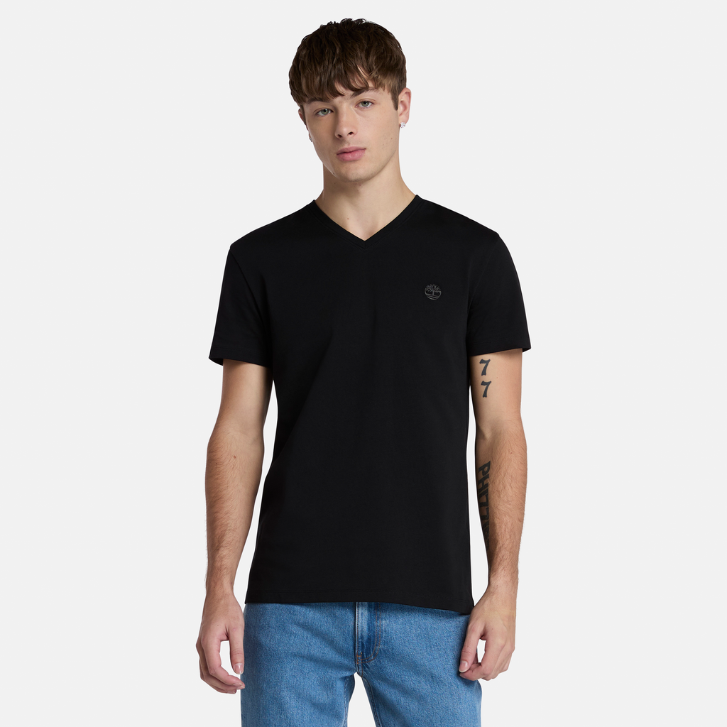 Dunstan River V Neck Short Sleeve T-Shirt for Men