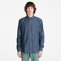 TIMBERLAND CHAMBRAY CLASSIC SHIRT FOR MEN IN NAVY
