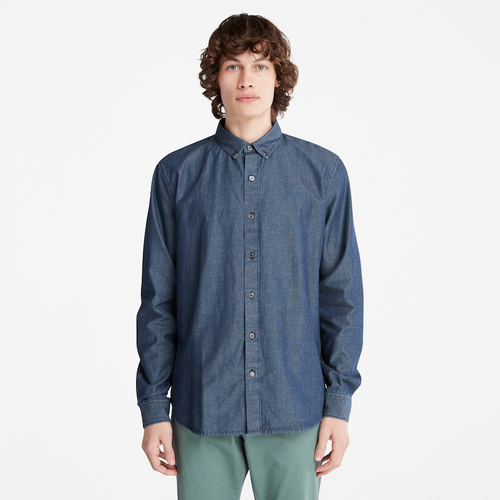 Chambray Classic Shirt For Men In Navy – Timberland South Africa