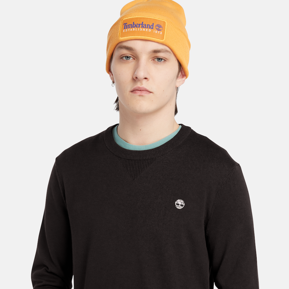 TIMBERLAND WILLIAMS RIVER CREWNECK JUMPER FOR MEN IN BLACK