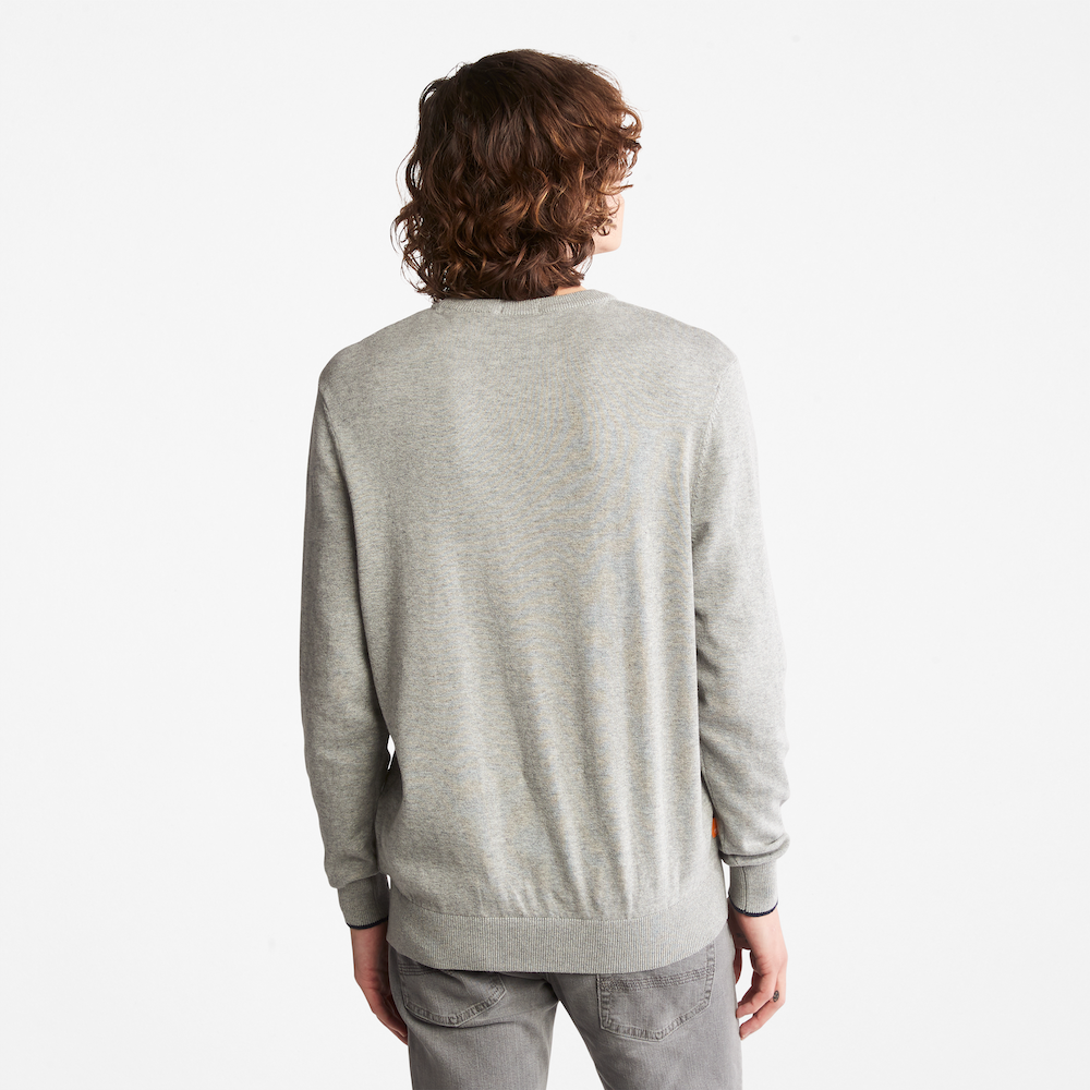 TIMBERLAND WILLIAMS RIVER CREWNECK JUMPER FOR MEN IN GREY