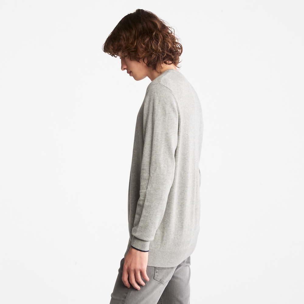 TIMBERLAND WILLIAMS RIVER CREWNECK JUMPER FOR MEN IN GREY